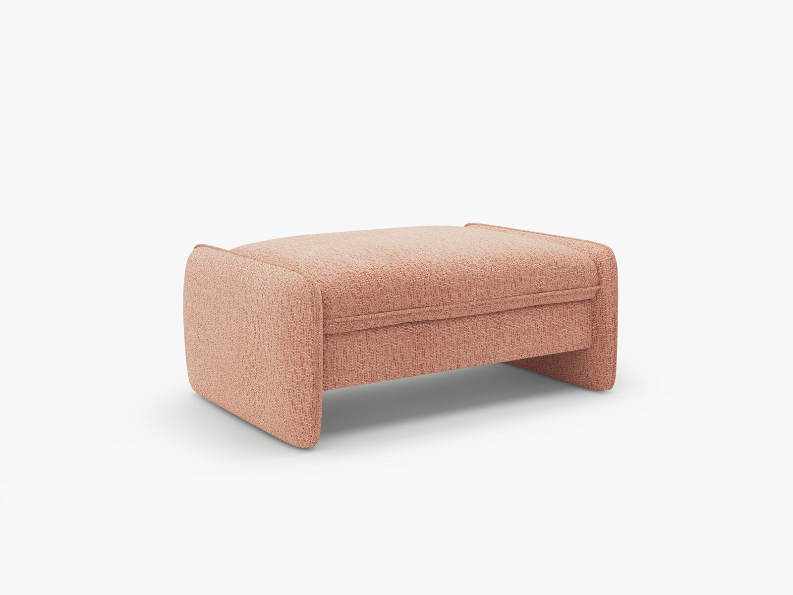 Micadoni Georgia Pouf XL Chenille SILENCIO Rosa