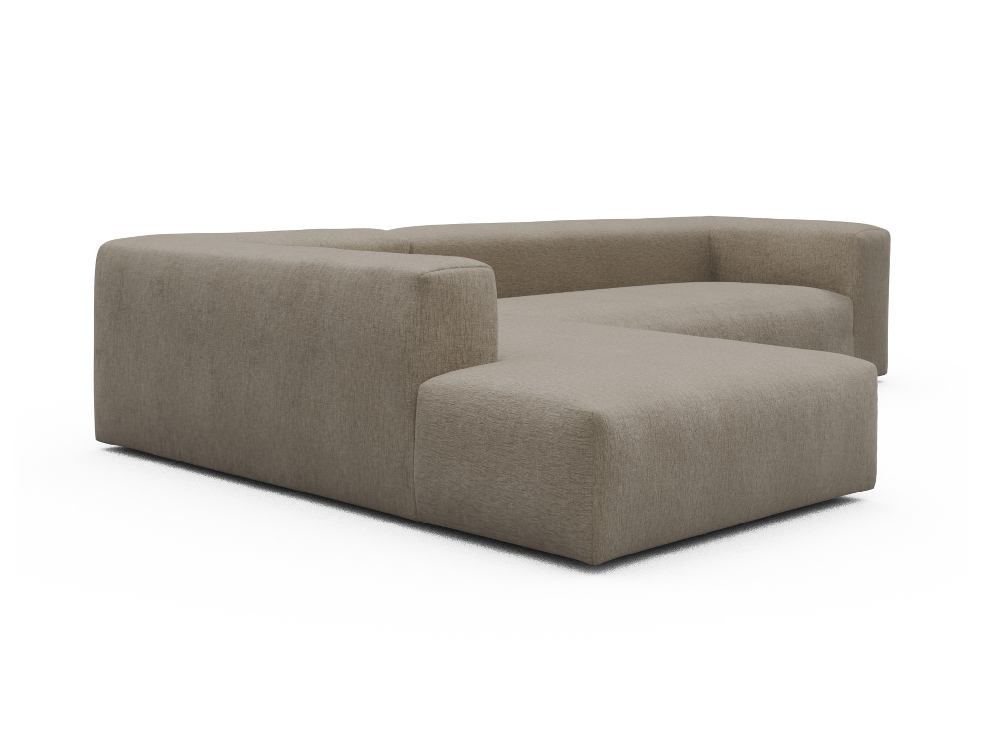 Skandi Home Ecksofa Fred Relax-Ecke links mit 2,5-Sitzer Smooth-Belge moebelfaktor