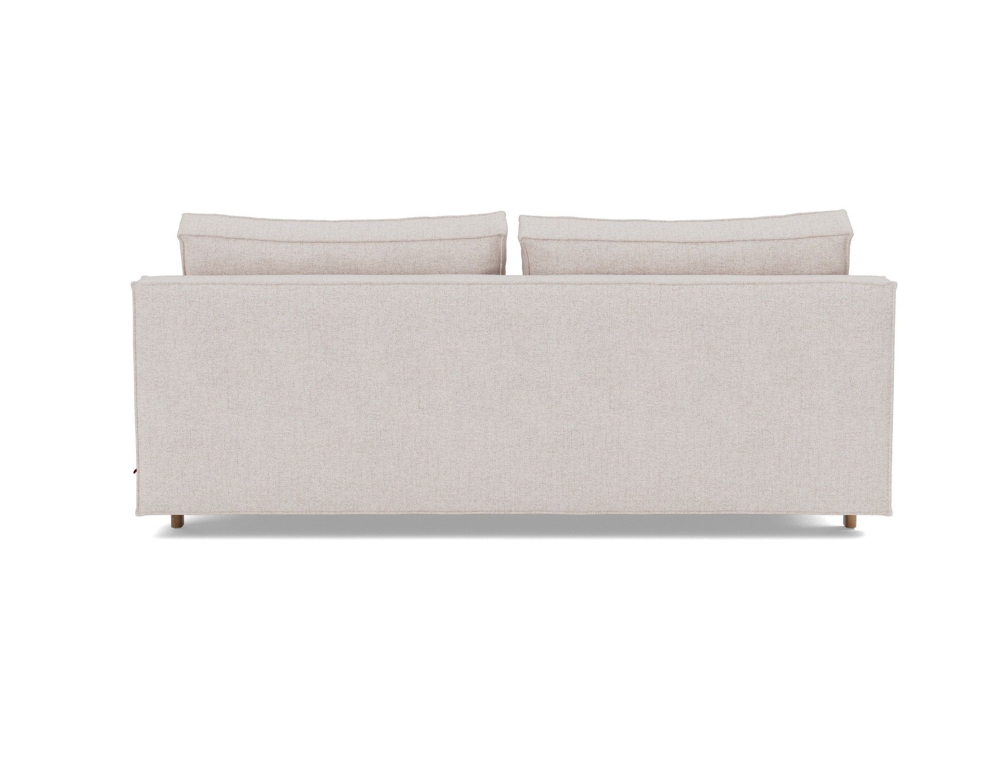 Schlafsofa Sly Strukturierter Stoff Weda 300-Weda-Sand Beine Eiche