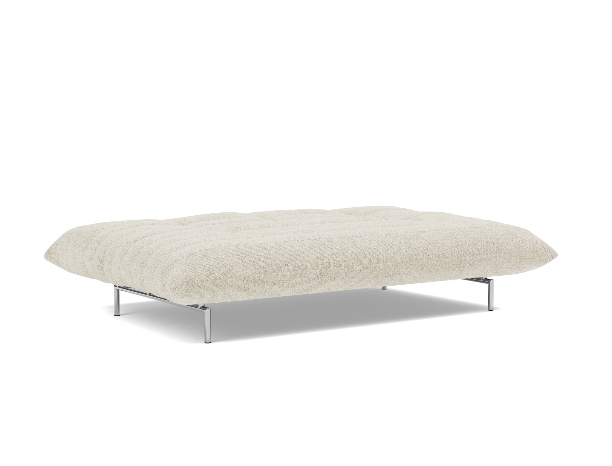 Schlafsofa Mikunjo Strukturierter Stoff Taura 357-Off-White