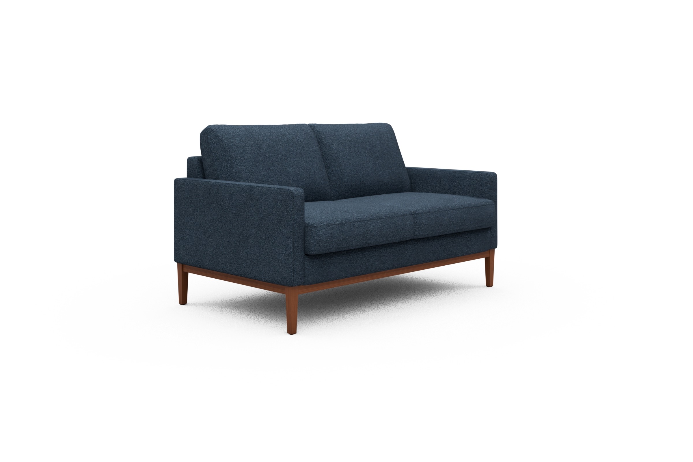 Sofa Bodo 2-Sitzer Boucle-Blue
