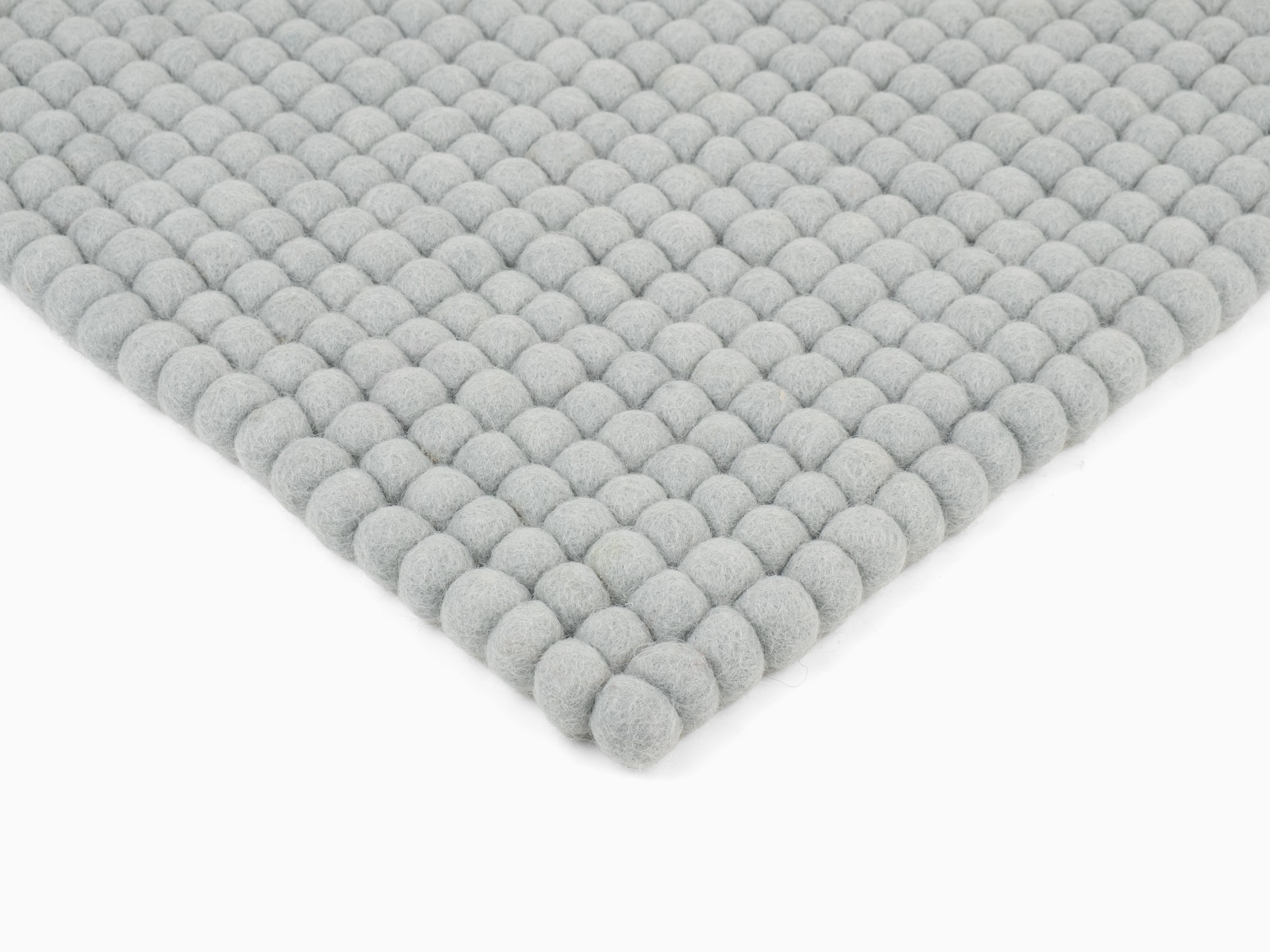 myfelt Liv Filzkugel-Sitzauflage Hellblau 36 x 36 cm