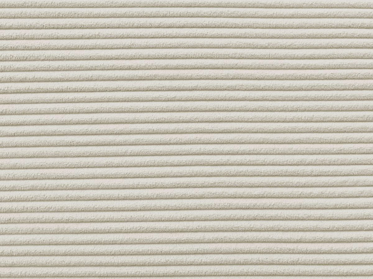 Bobochic Leopold Sofa 3-Sitzer Cordsamt Beige Armlehne rechts