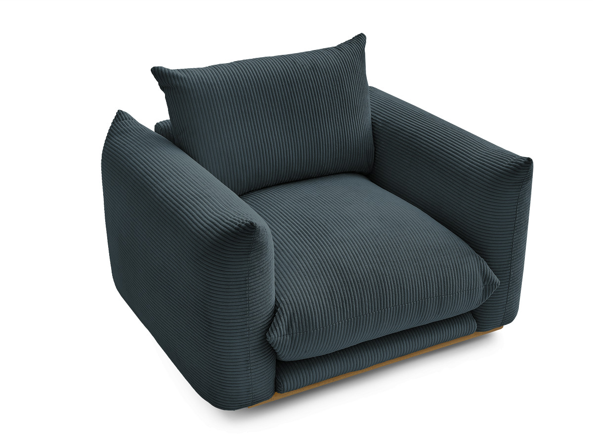 Bobochic Ernest Sessel Cordsamt Blau