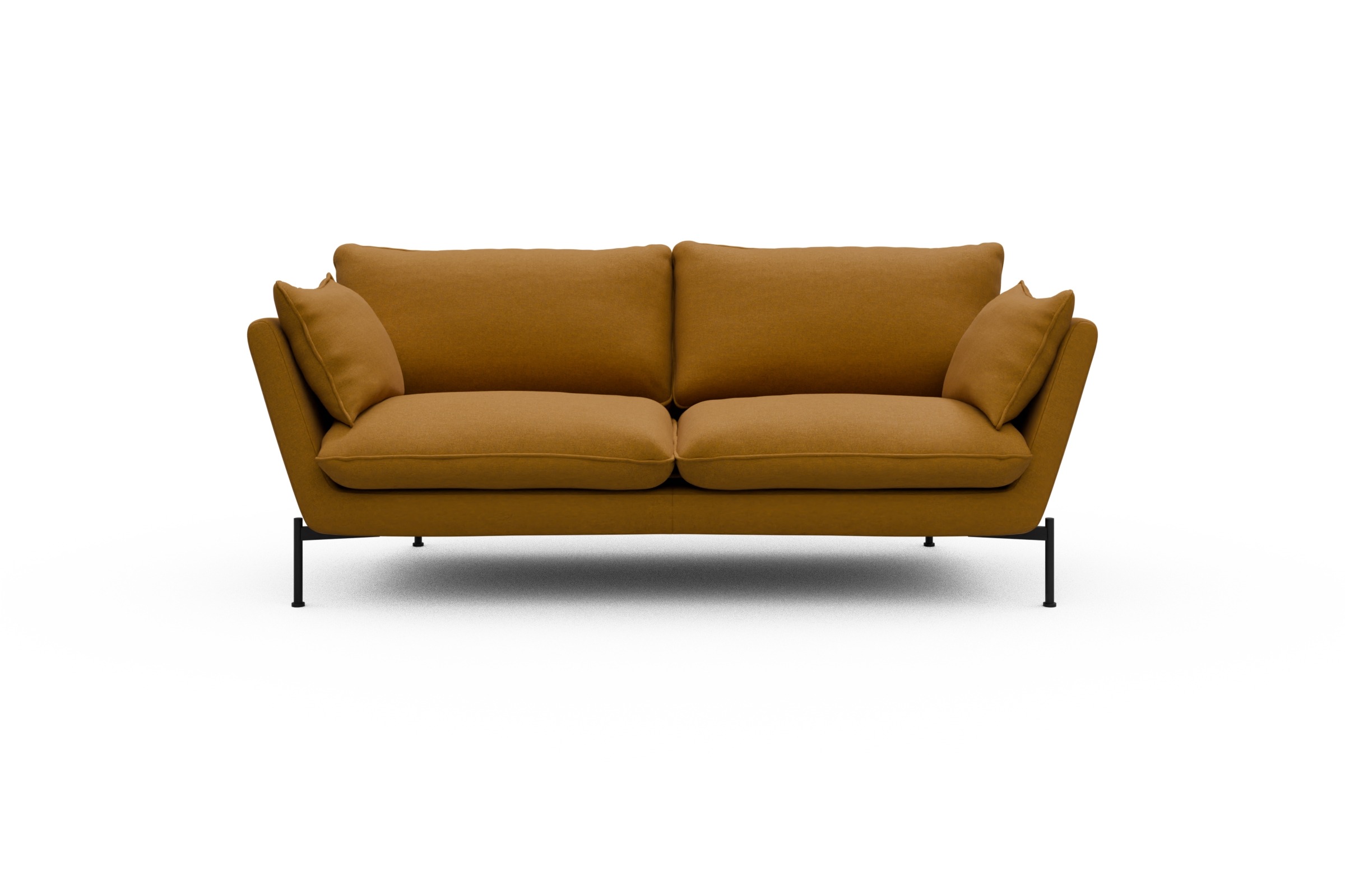 Skandi Home Sofa Anton 2-Sitzer Satya-Ocre moebelfaktor