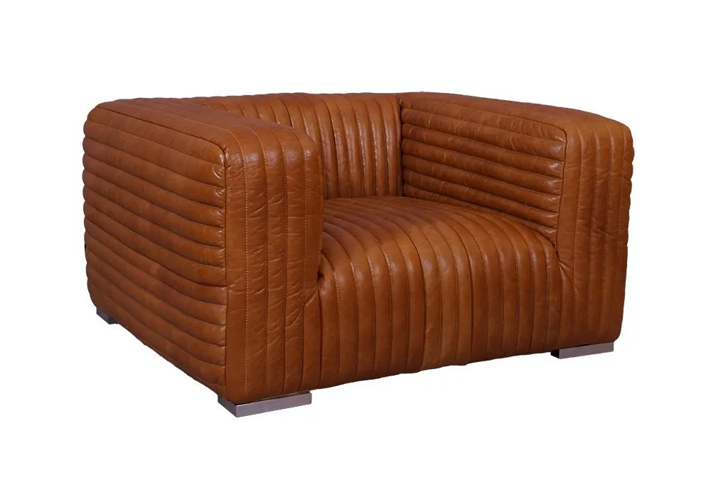 Moebelfaktor Vintage Sessel Cedarwood Columbia-Brown