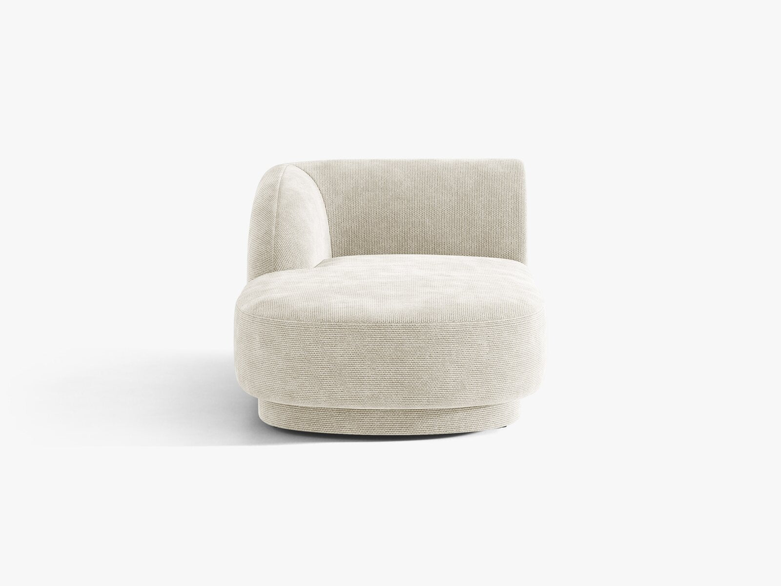 Micadoni Modul Miley 2-Sitzer Chenille Eden Helles Beige Links
