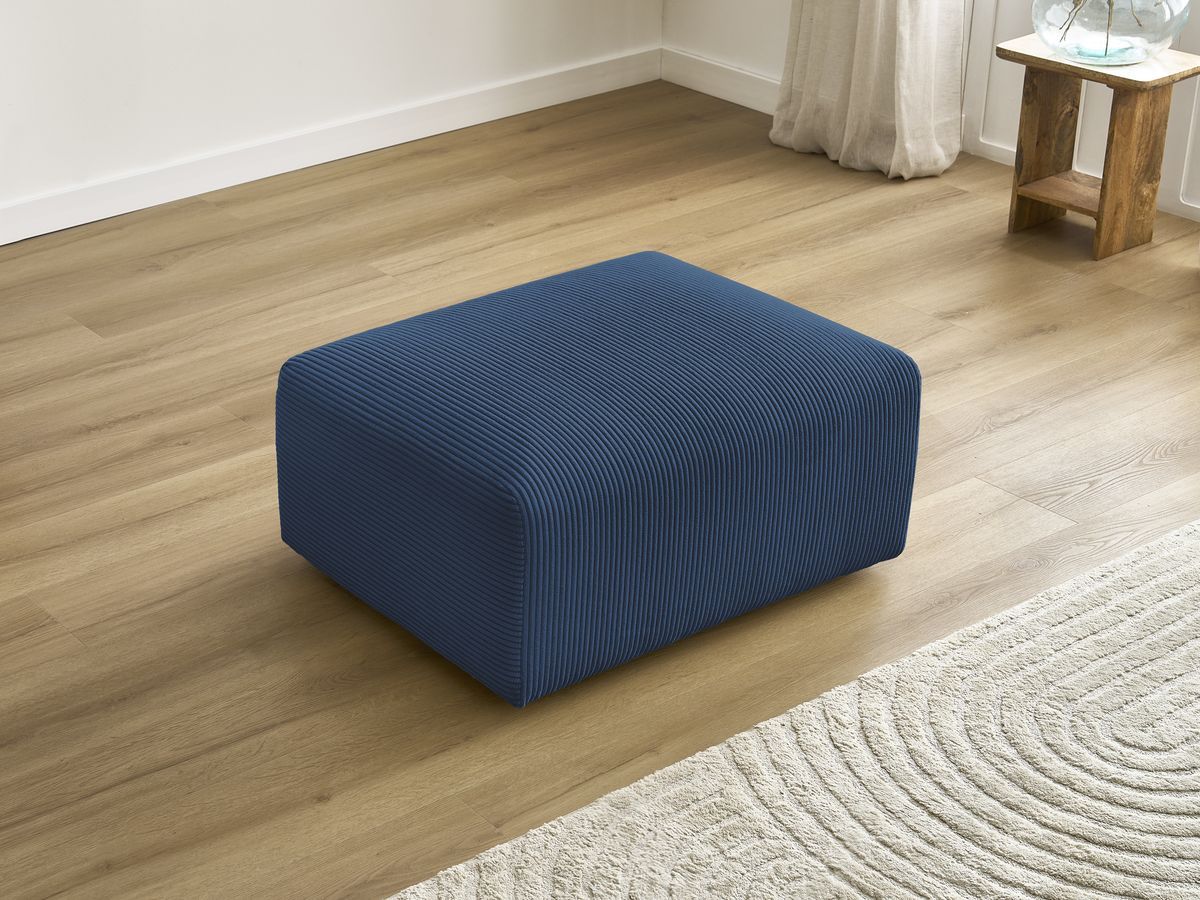 Bobochic Tina Pouf Cordsamt Dunkelblau