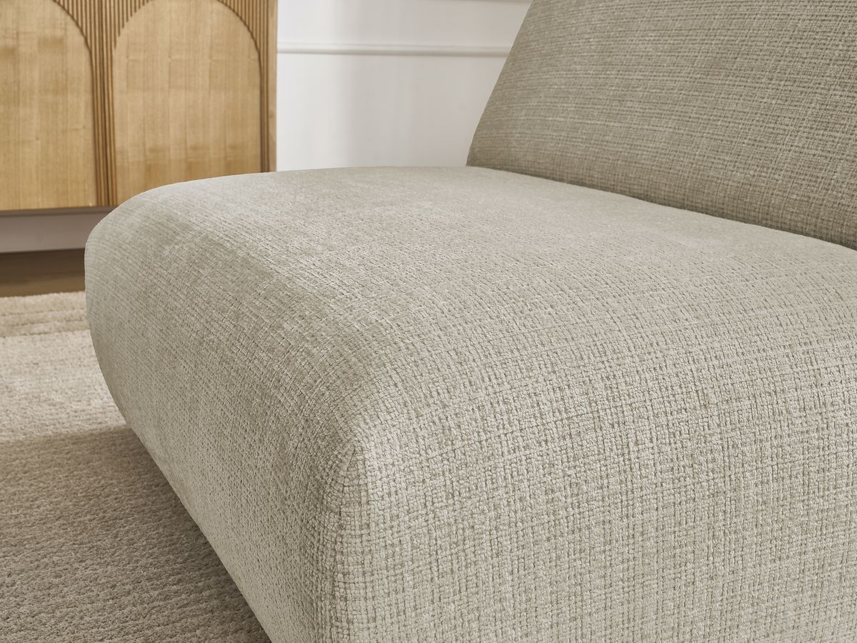 Bobochic Sirius Sofamodul 1-Sitzer Strukturstoff Beige