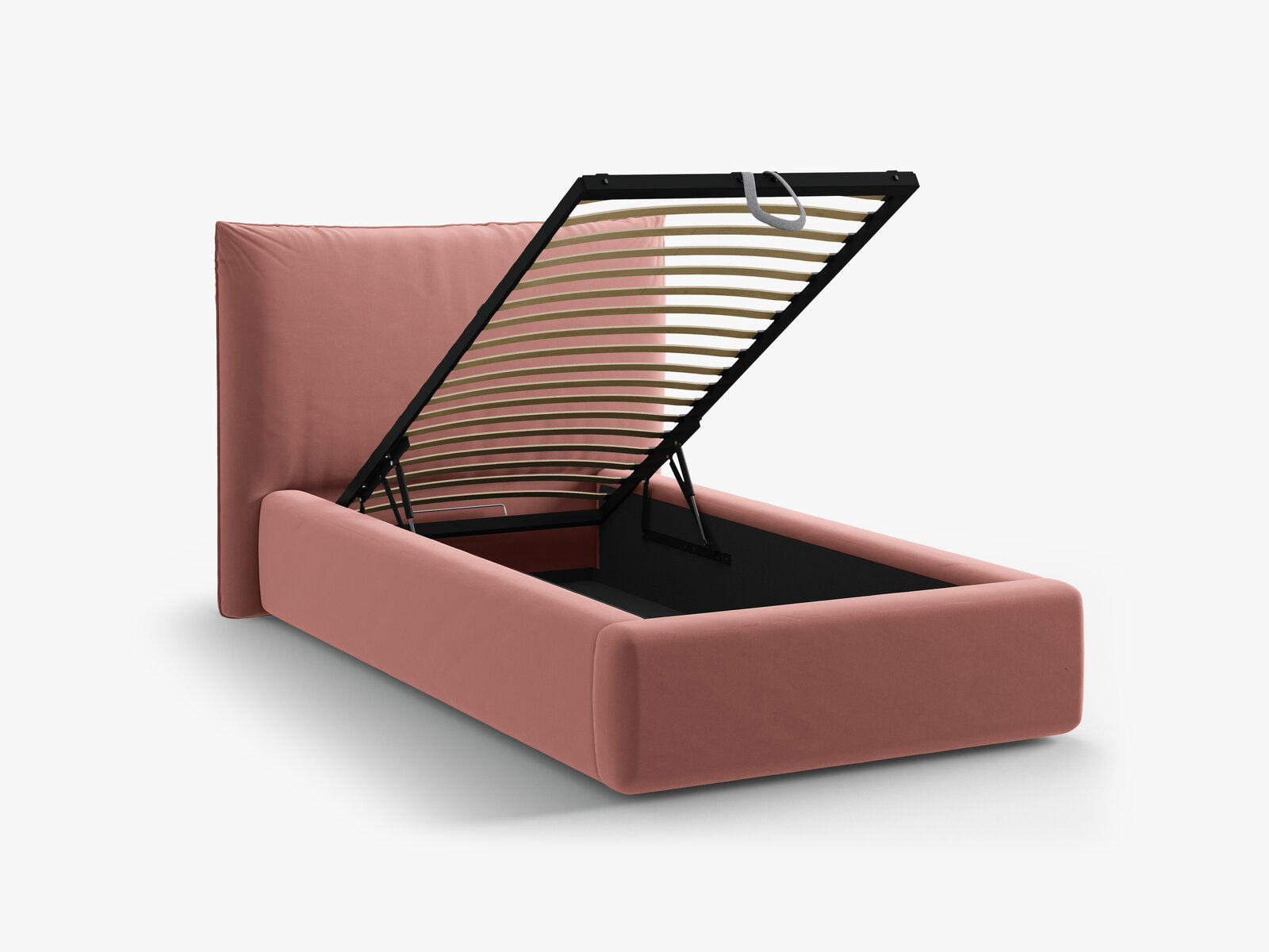 Micadoni Bett Kaelle Samt Bluvel Rosa