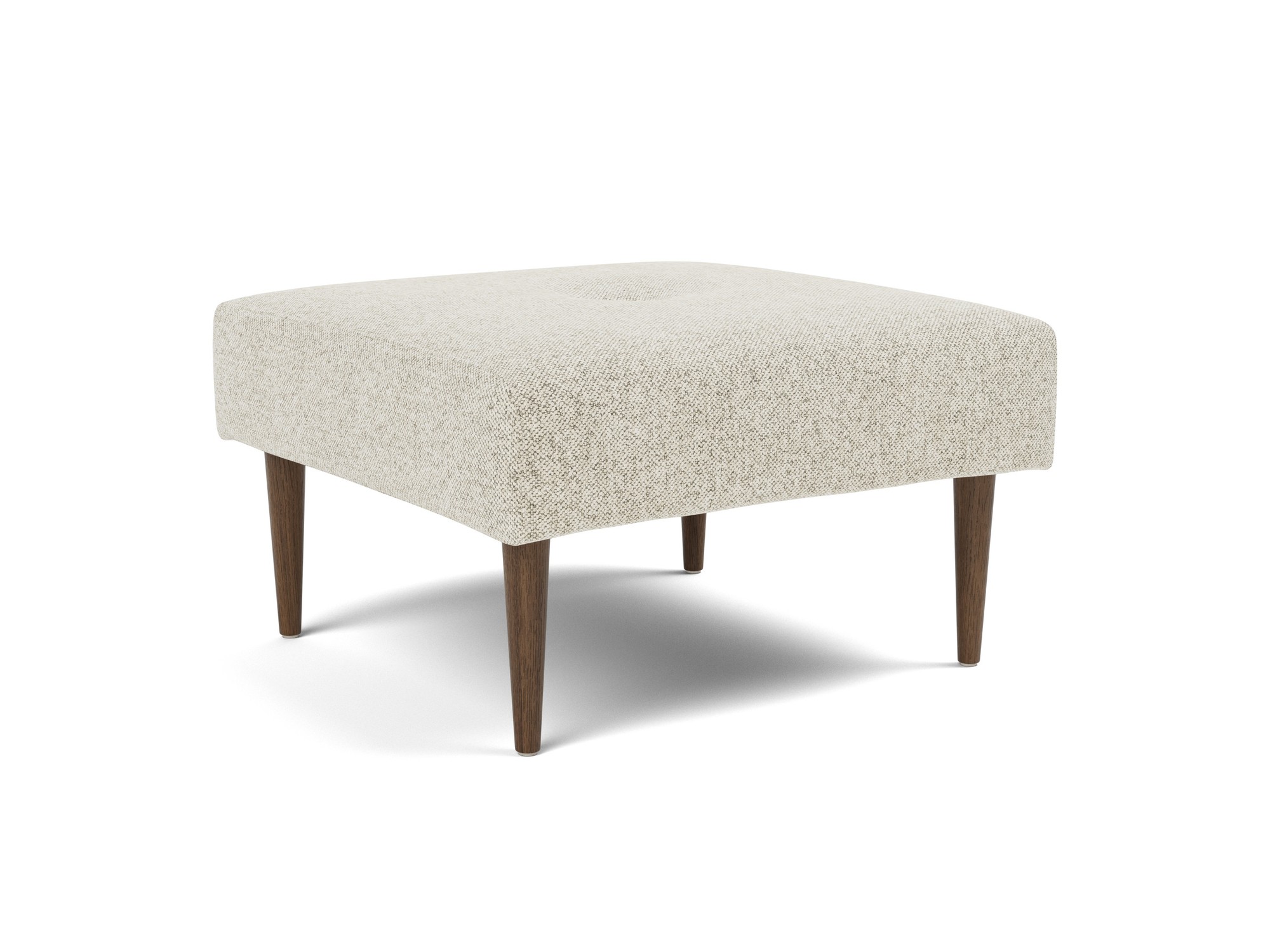 Hocker Recast Strukturierter Stoff Taura 357-Off-White