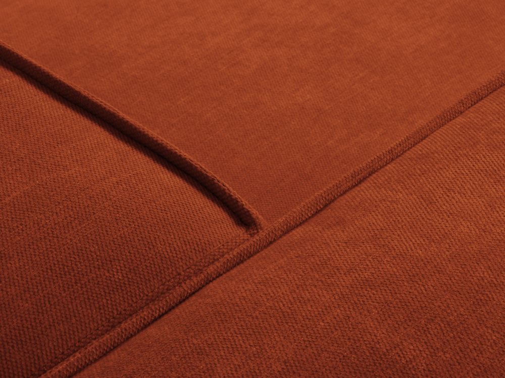 Cosmopolitan Design Ecksofa Turin 5-Sitzer Strukturierter Stoff Rosario Terrakotta Rechts