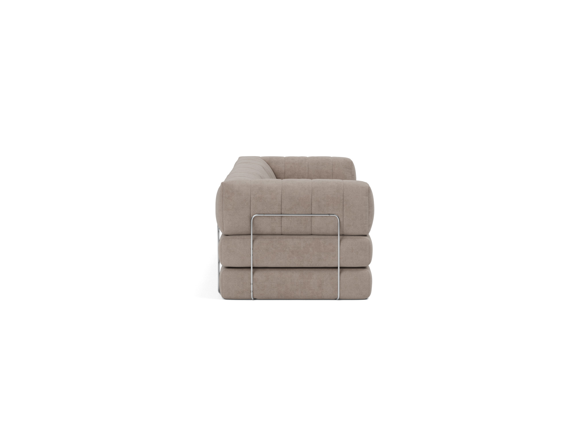 Schlafsofa CozyPad Grand mit Armlehnen Kord Cordufine 318-Beige