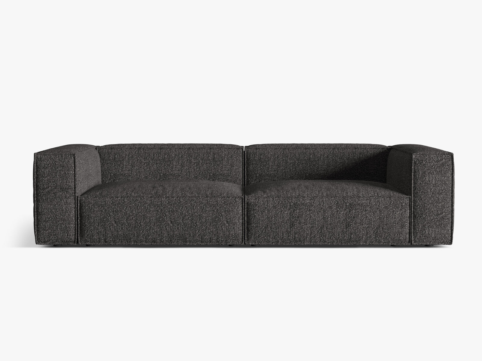 Micadoni Sofa Nuria 5-Sitzer Boucle Anthrazit