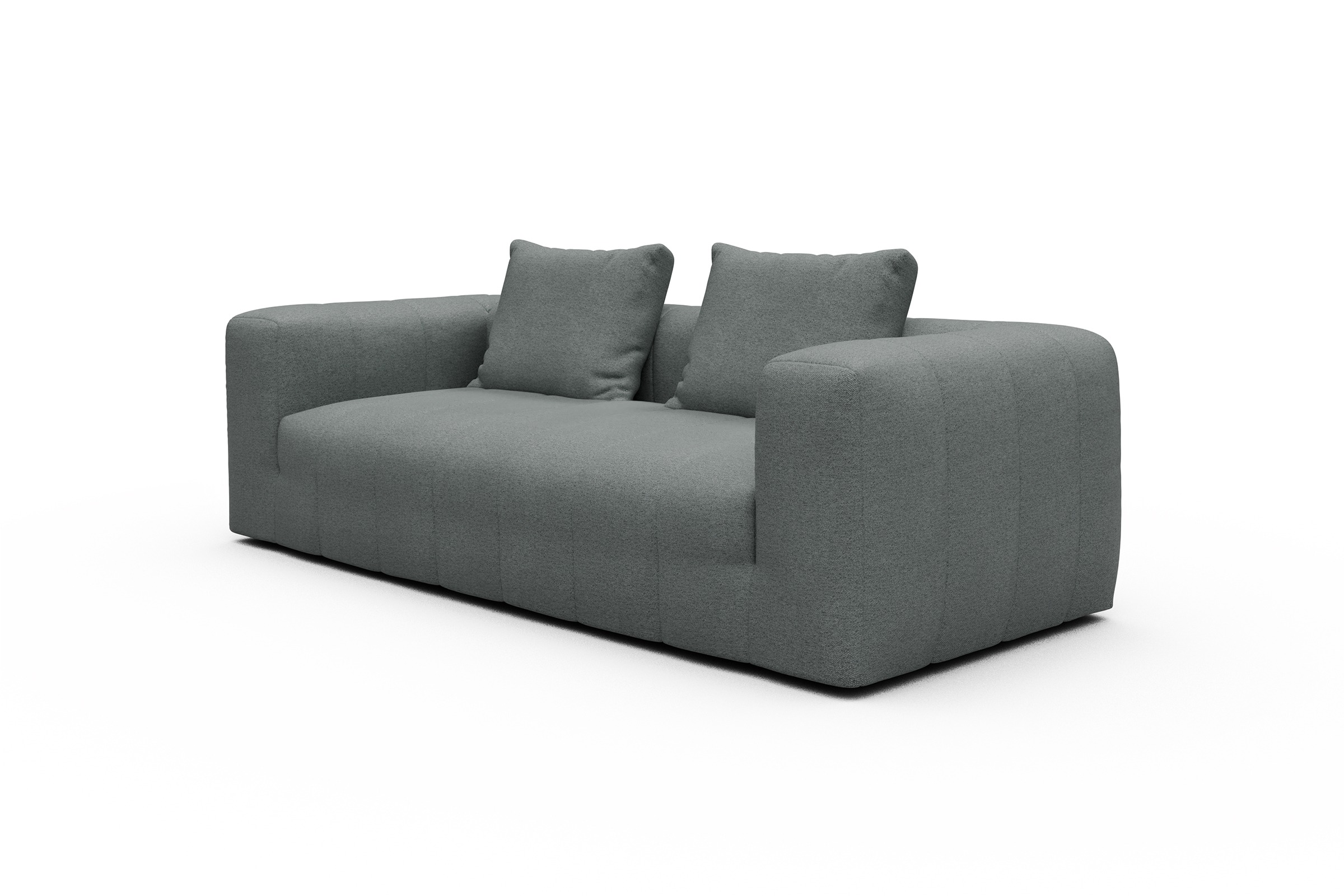 Sofa Hugo 3-Sitzer Denari-Soft-Grey