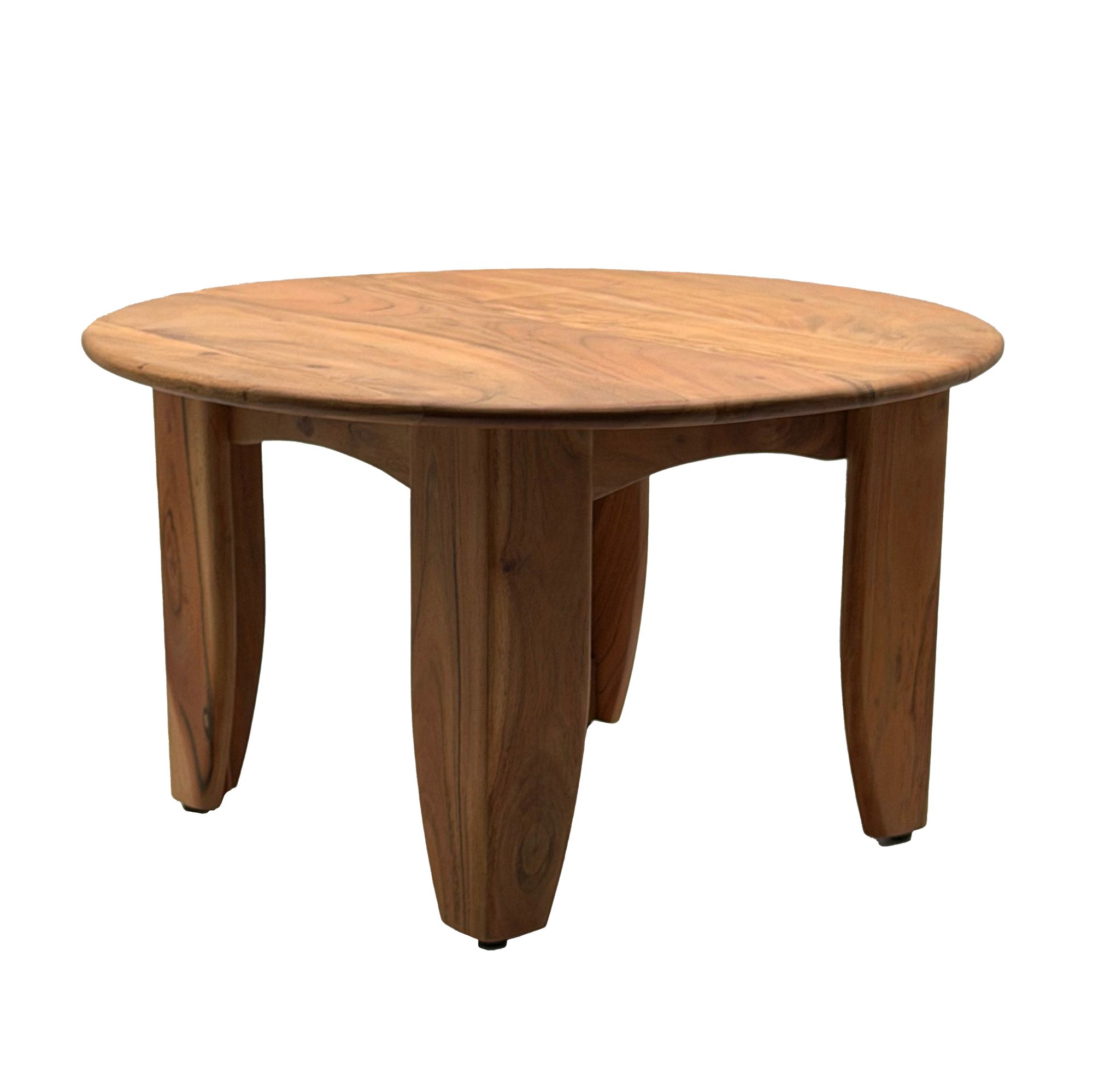 Couchtisch Stadlandet Massivholz Akazie Ø 60 × H 36 cm