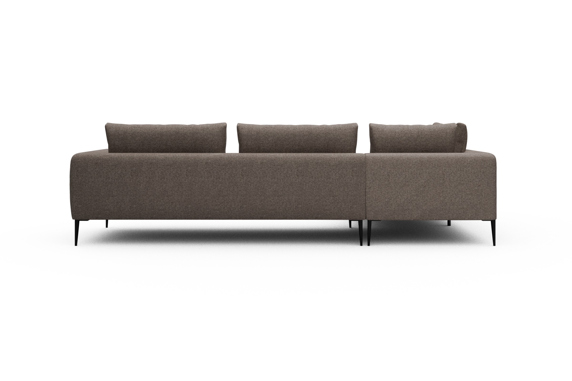 Ecksofa Paul Relax-Ecke rechts mit 3-Sitzer Sama-Stone