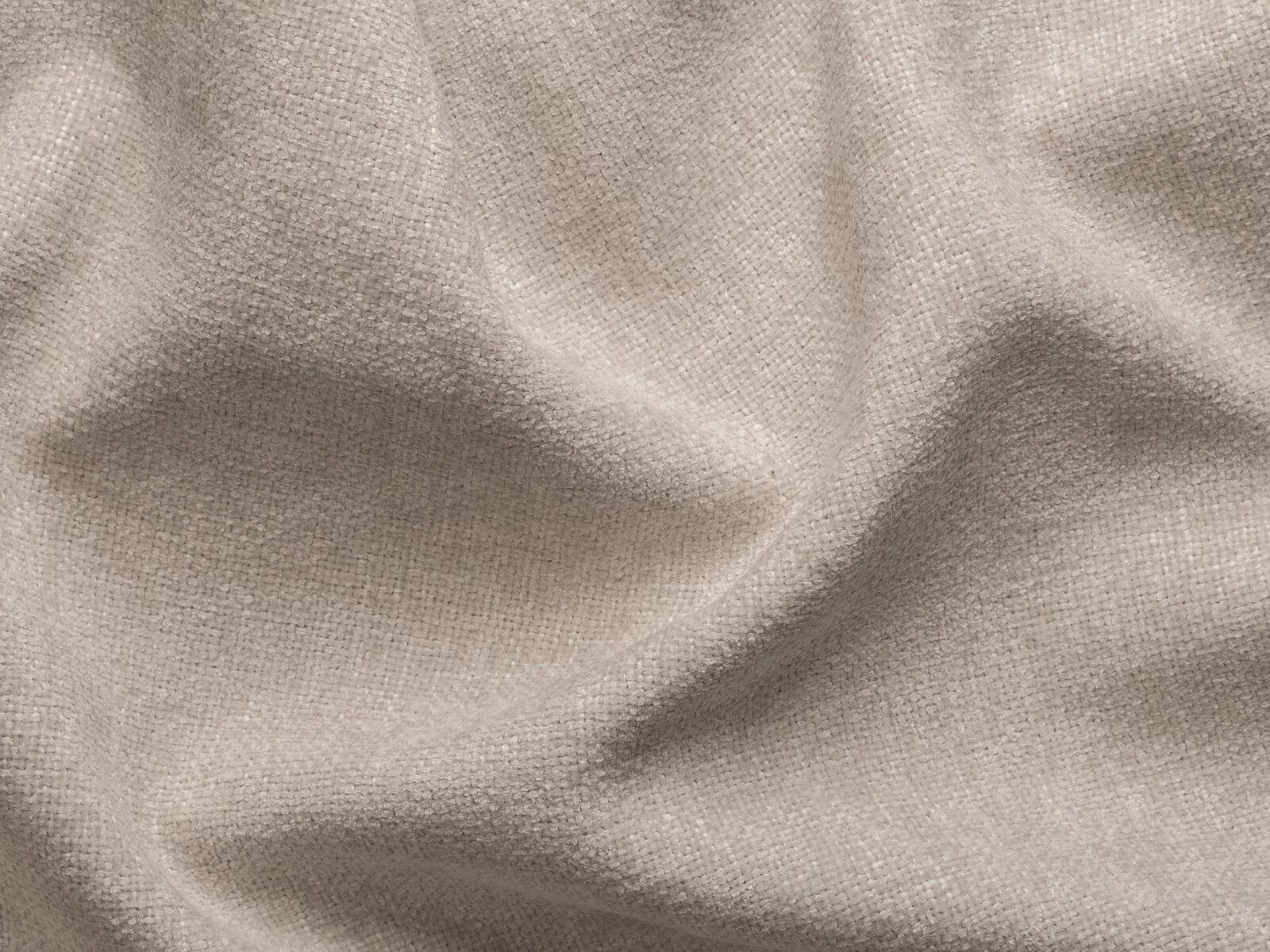 Micadoni Hocker Naomi Strukturierter Stoff Liberty Beige