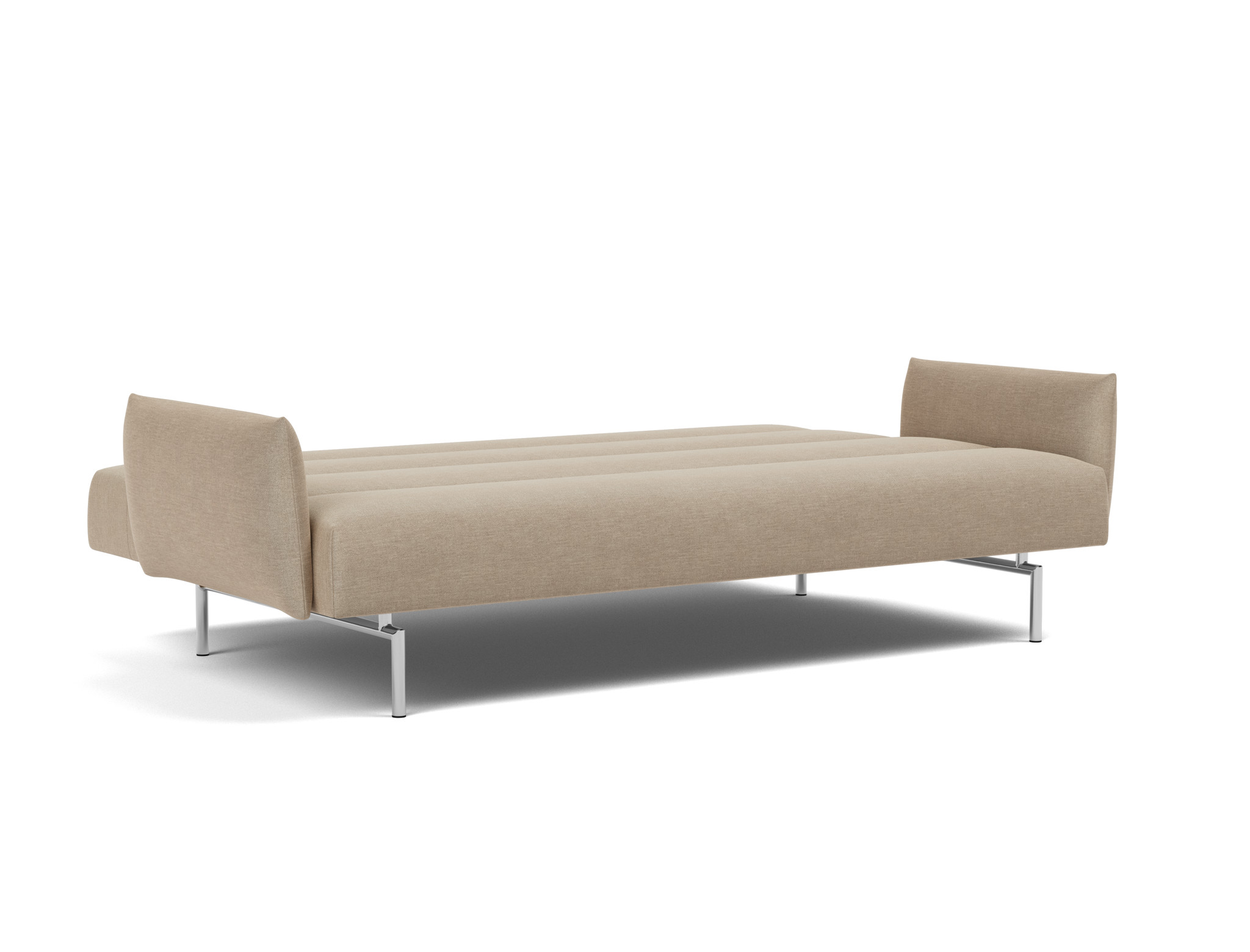 Schlafsofa Jillis mit Armlehnen Flachgewebe Phobos 587-Mocha