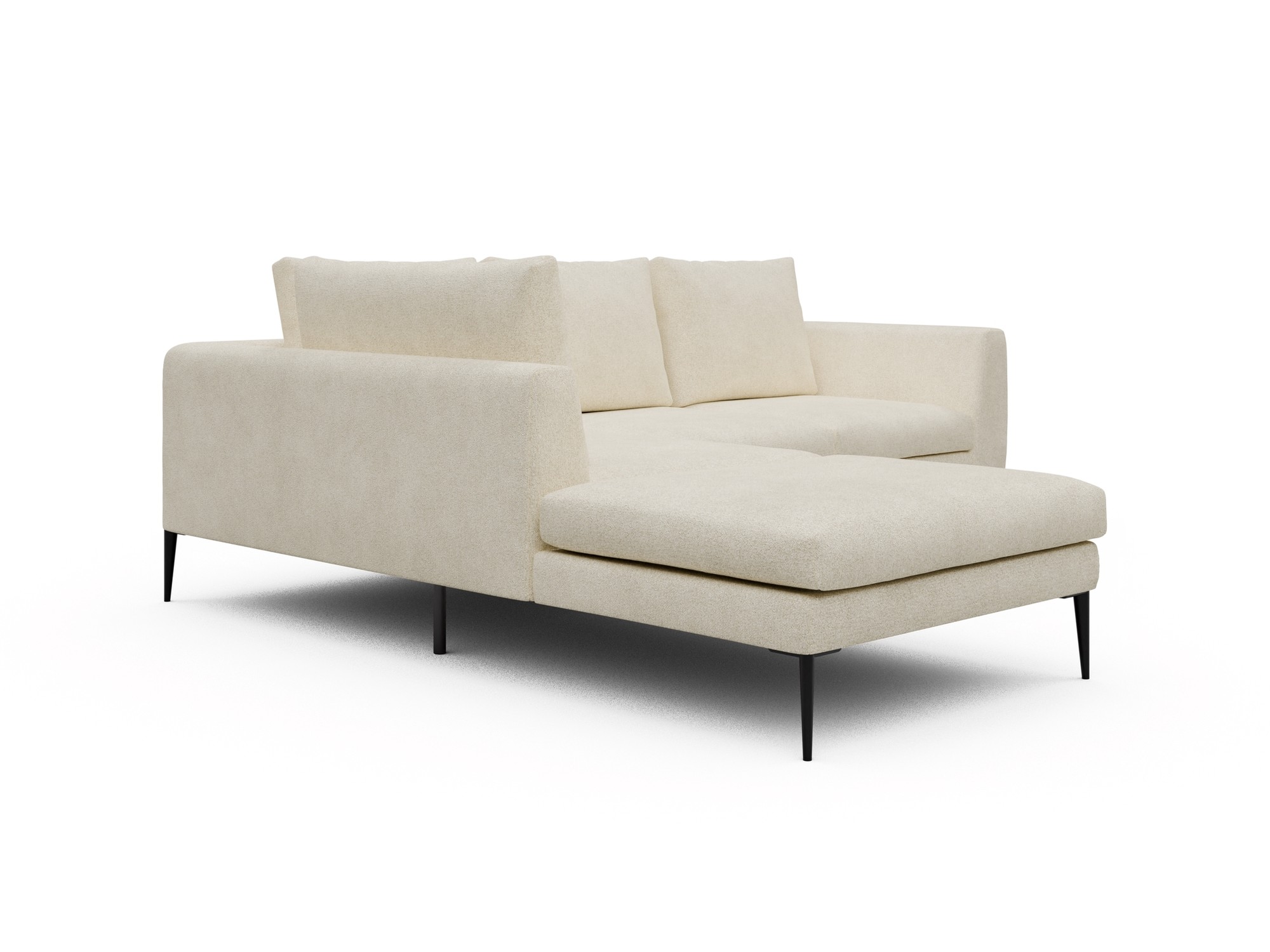 Skandi Home Ecksofa Paul Relax-Ecke links mit 2-Sitzer Boucle-Off-White moebelfaktor