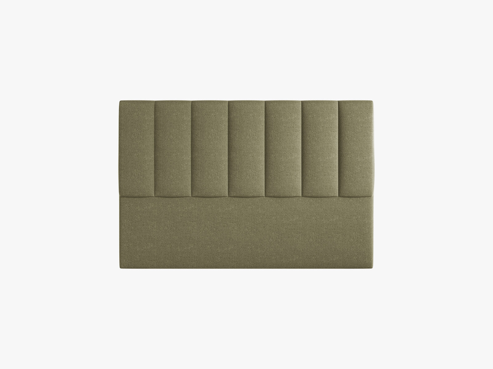 Micadoni Marl Samtiger Kopfteil 140 cm (H 95 cm) Chenille Eden Grün 140x95