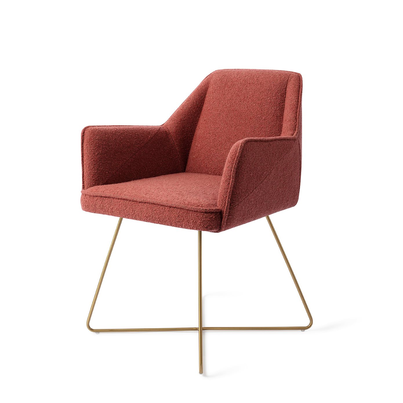 Jesper Home Esszimmerstuhl Tome Shabby-Saffron Cross Gold