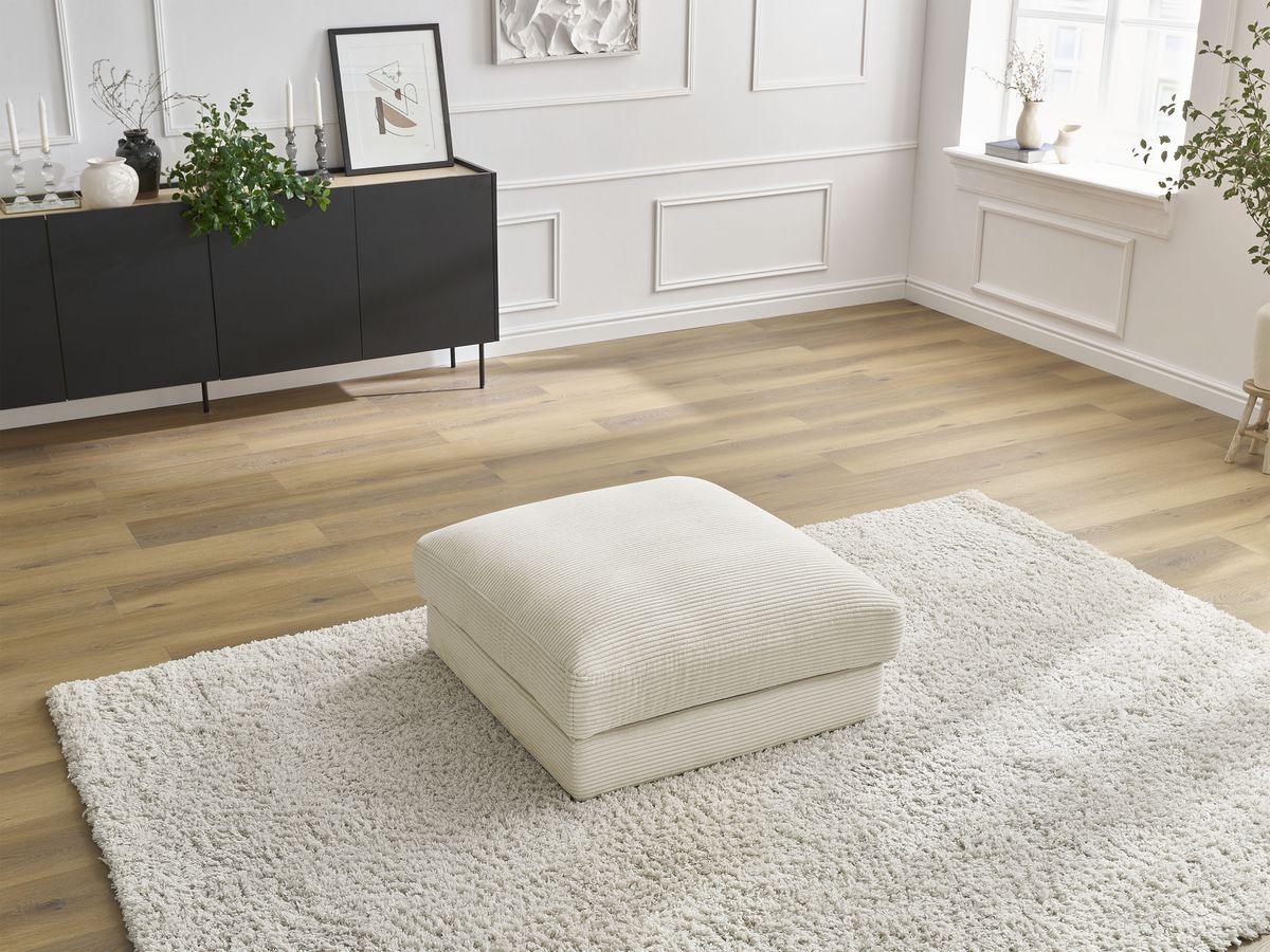 Bobochic Leonard Pouf Cordsamt Beige