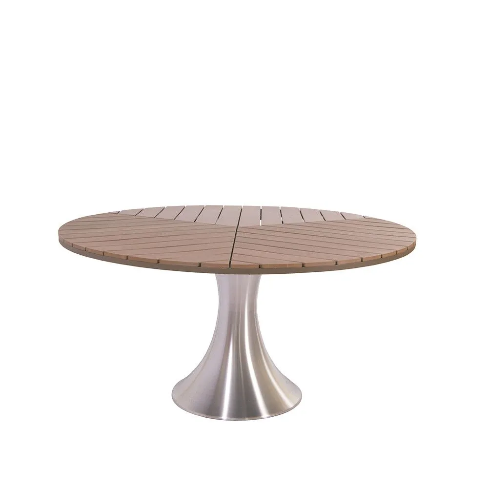 Moebelfaktor Gartentisch Sofia rund ca. 150 cm Durchmesser Dining Table Esstisch