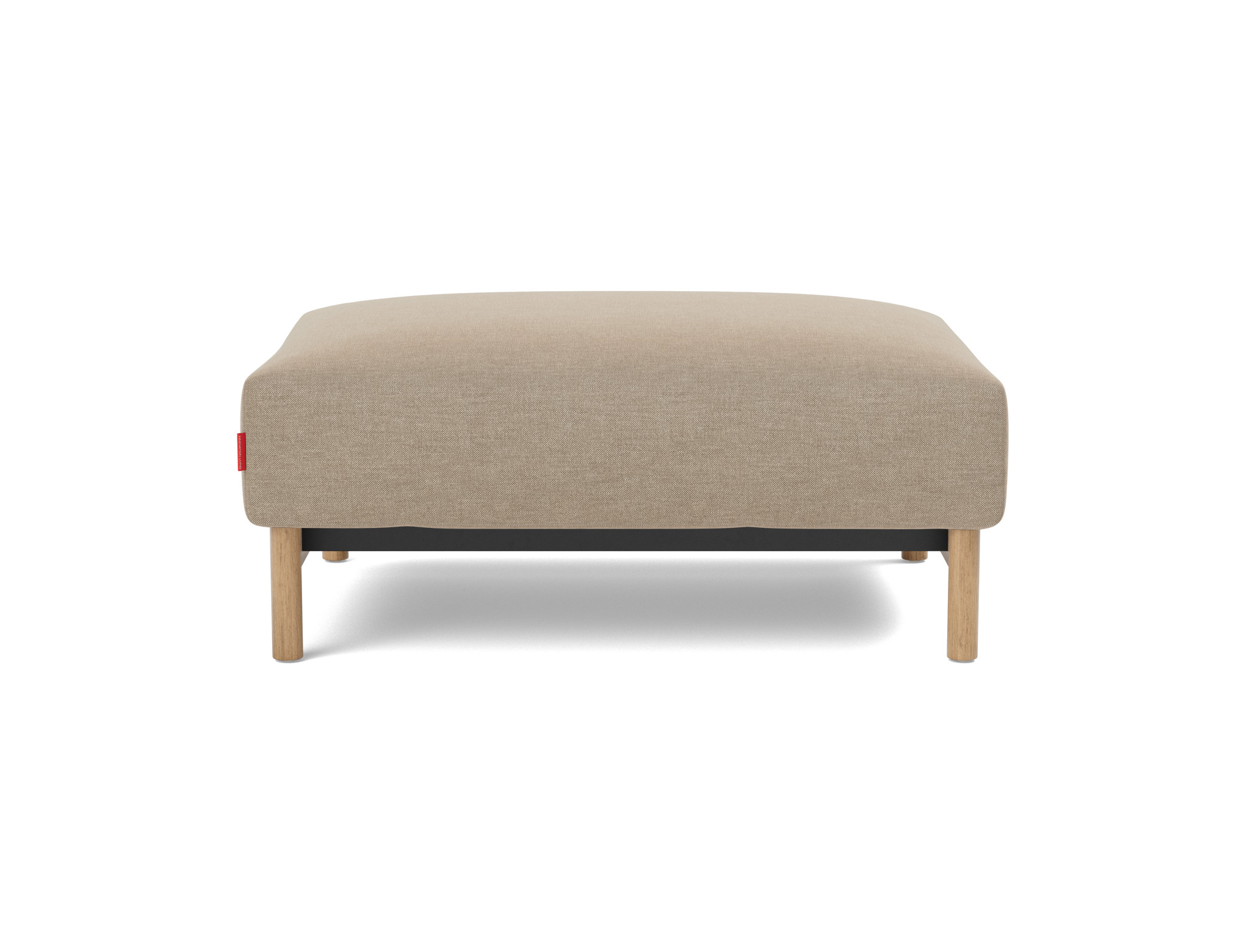 Hocker Malloy Flachgewebe Phobos 587-Mocha Beine Eiche