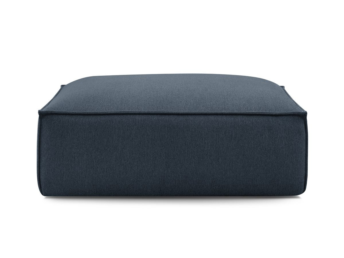 Bobochic Boheme Pouf Melange-Stoff Dunkelblau
