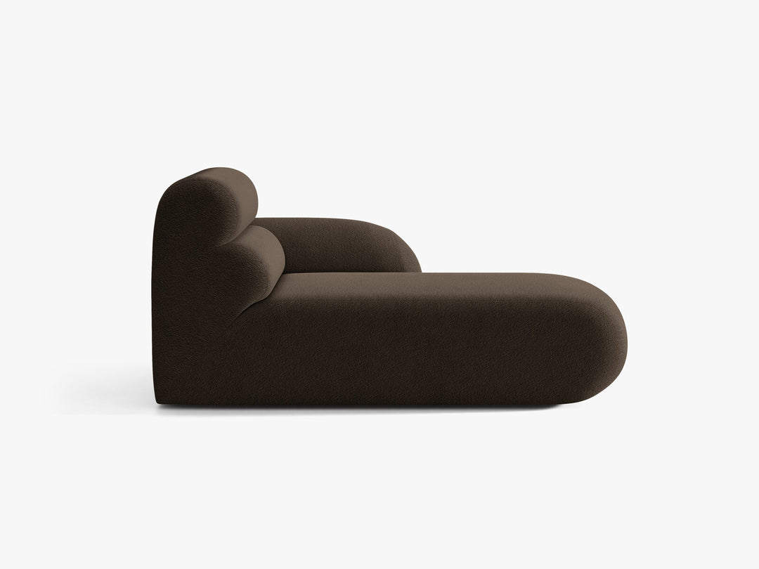 Micadoni Neo Chaiselongue Rechts Boucle Baloo Braun