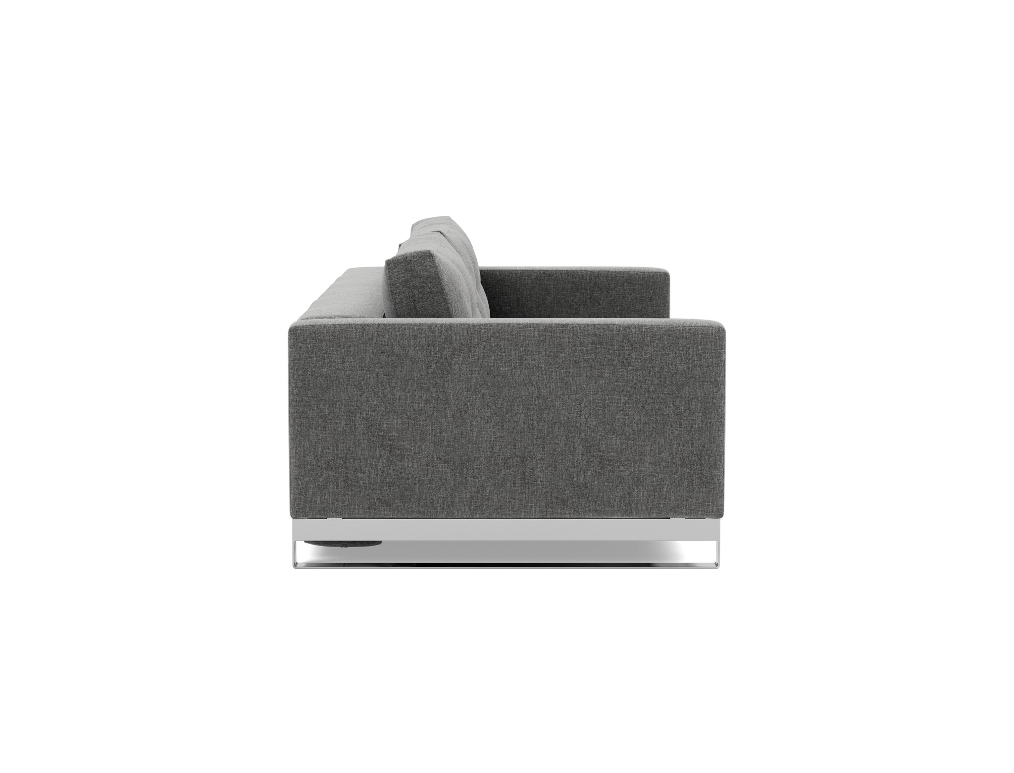 Schlafsofa Cassius D.E.L. Strukturierter Stoff Twist 563-Charcoal