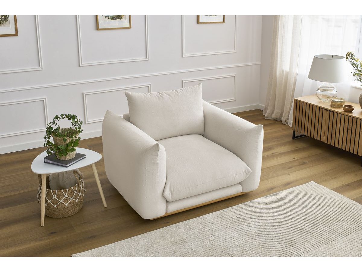 Bobochic Ernest Sessel Stoff Beige