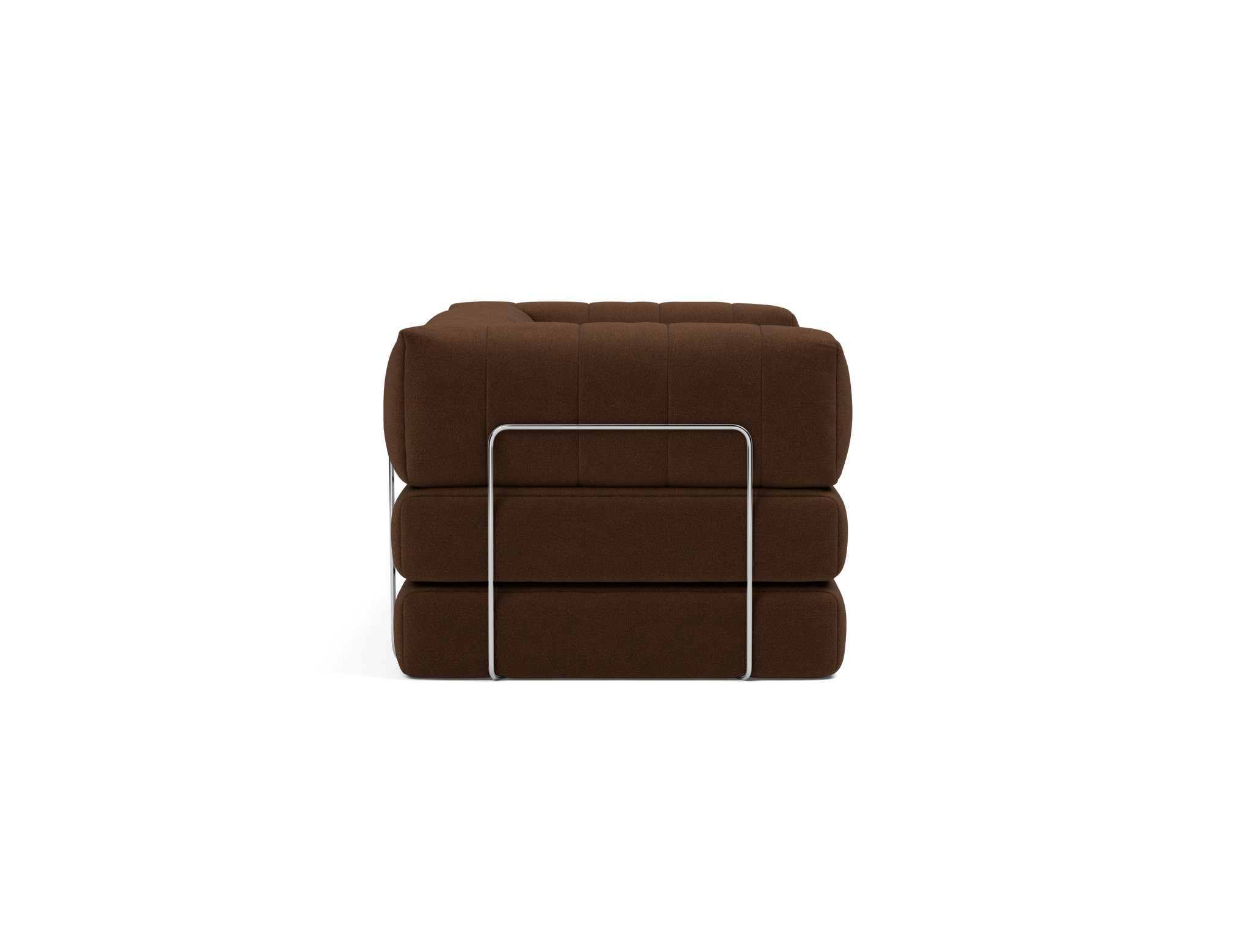 Schlafsofa CozyPad mit Armlehnen Strukturierter Stoff Taura 359-Cappuccino