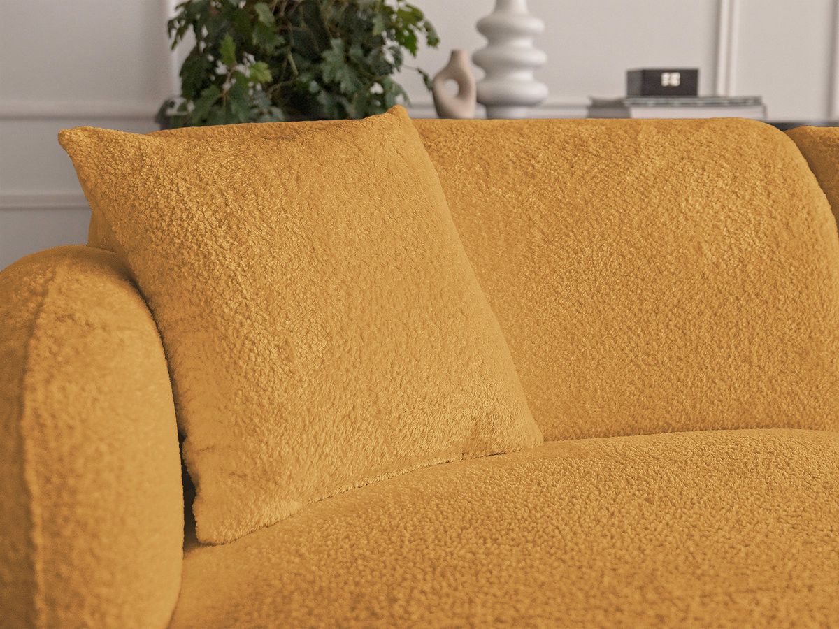 Bobochic Anda Wohnlandschaft Chenille Gelb Ecke links