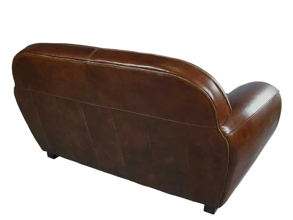 Moebelfaktor Produkt sofa art deco 2er halbprofil rueck