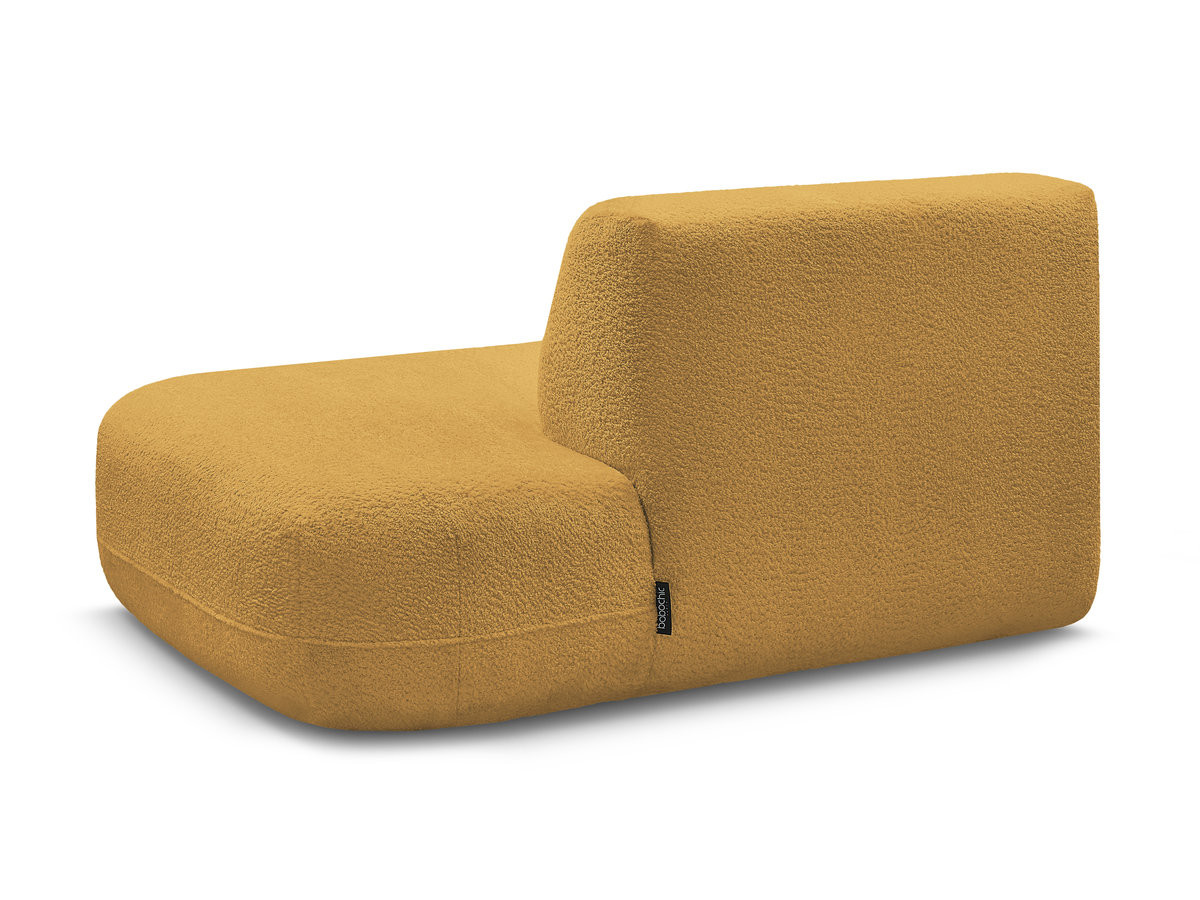 Bobochic Anda Sofamodul 2-Sitzer Chenille Gelb Ecke rechts