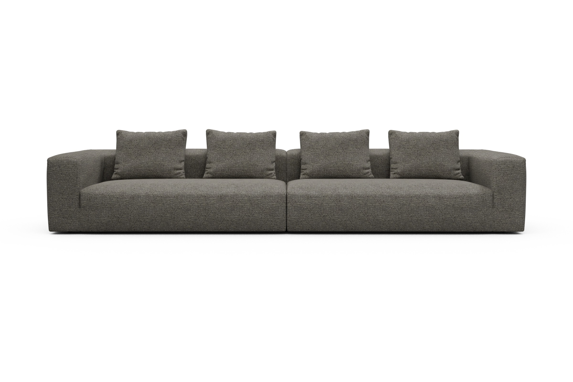 Skandi Home Modulares XXL Sofa Fred 5-Sitzer Carreno-Sepie-Brown moebelfaktor