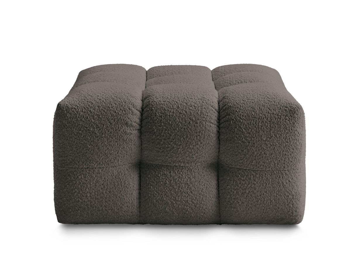 Bobochic Cloud Pouf Bouclé-Stoff Braun