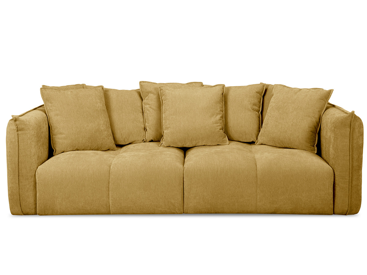 Bobochic Harlem Sofa 3-Sitzer Stoff Gelb