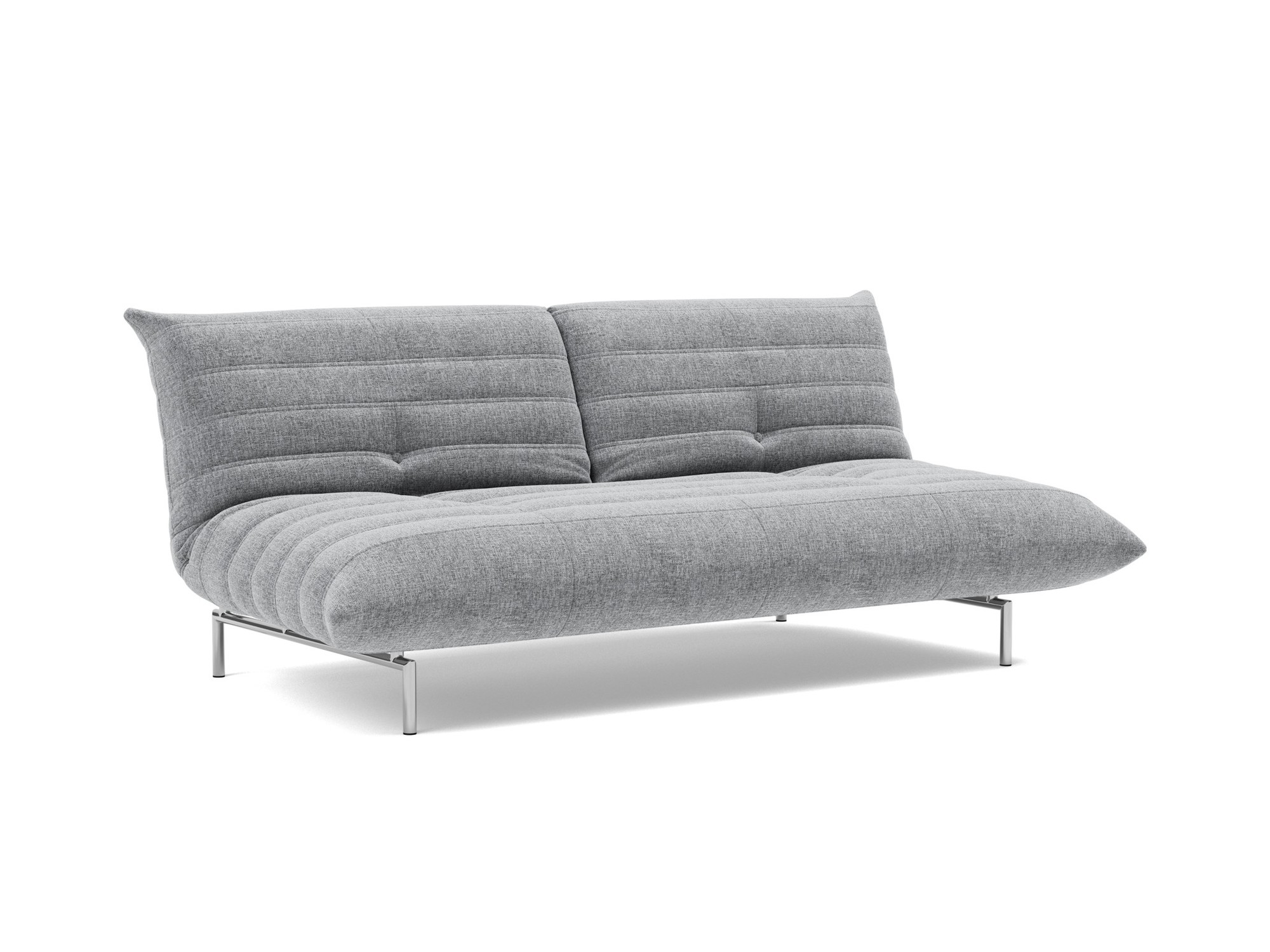 Schlafsofa Mikunjo Strukturierter Stoff Twist 565-Granite