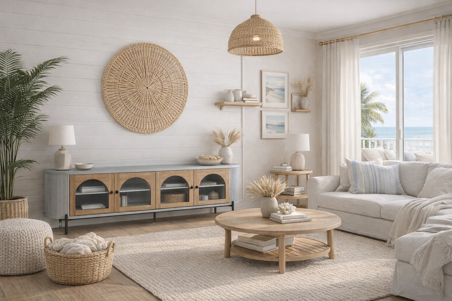 Livin Hill TV-Kommode Stilig 200 × 40 × 60 cm Hellgrau