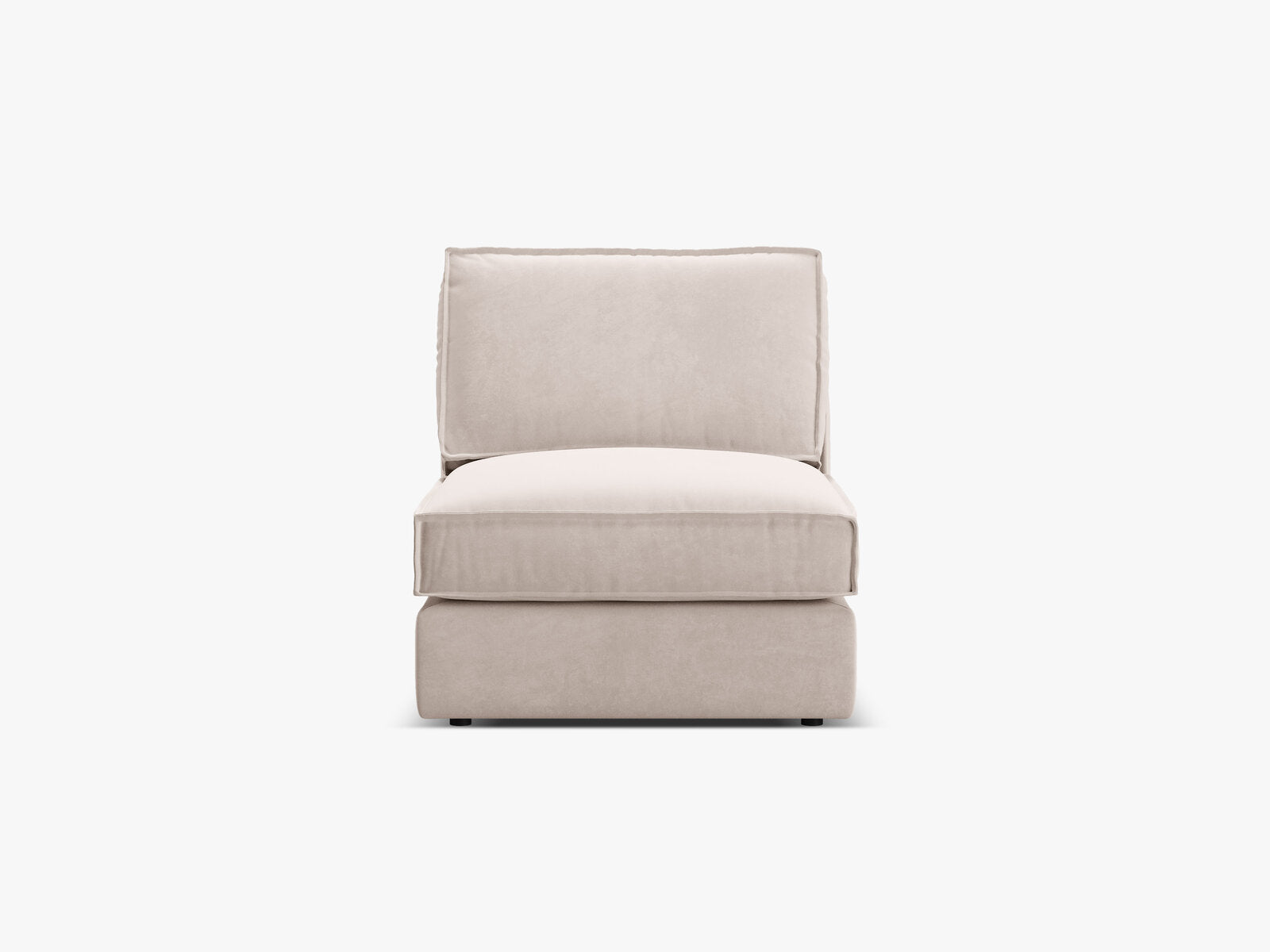 Micadoni Mittelmodul Pola Samt Salvador Beige