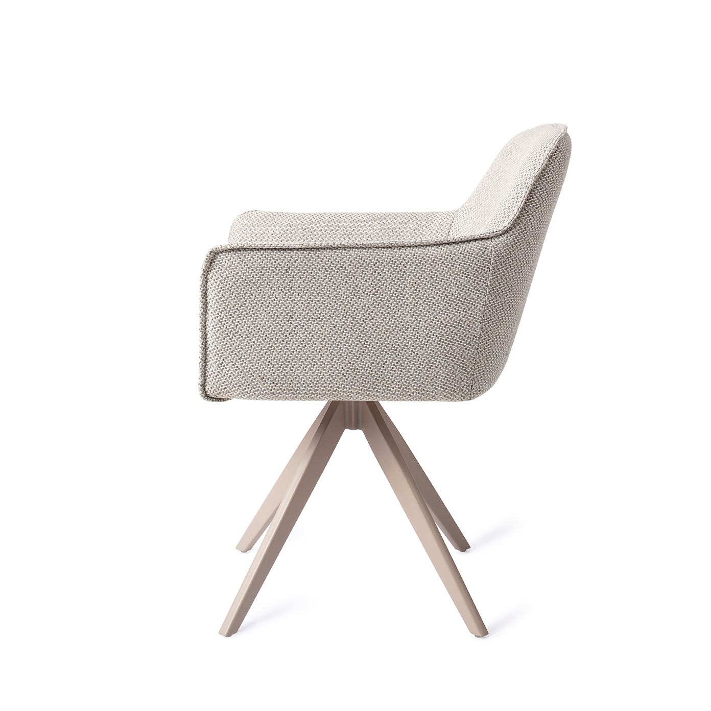 Jesper Home Esszimmerstuhl Hofu Checkers-Charm Turn Beige