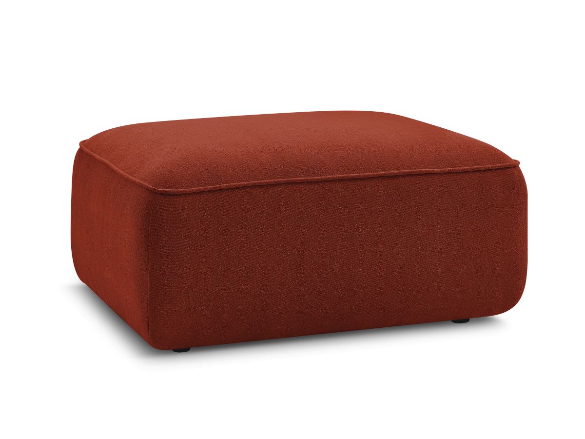 Bobochic Zephyr Pouf Strukturstoff Orange
