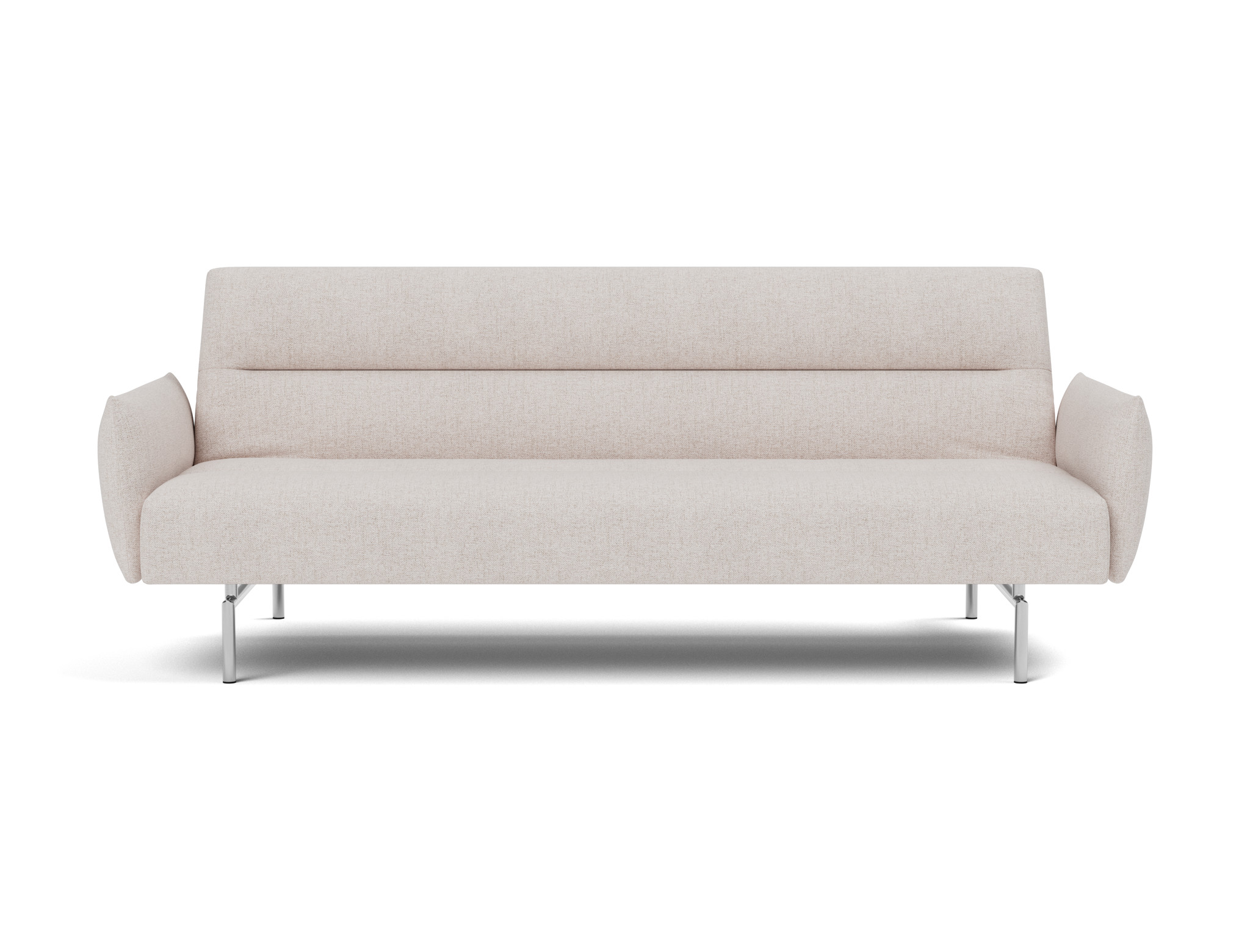 Schlafsofa Jillis mit Armlehnen Strukturierter Stoff Weda 300-Weda-Sand