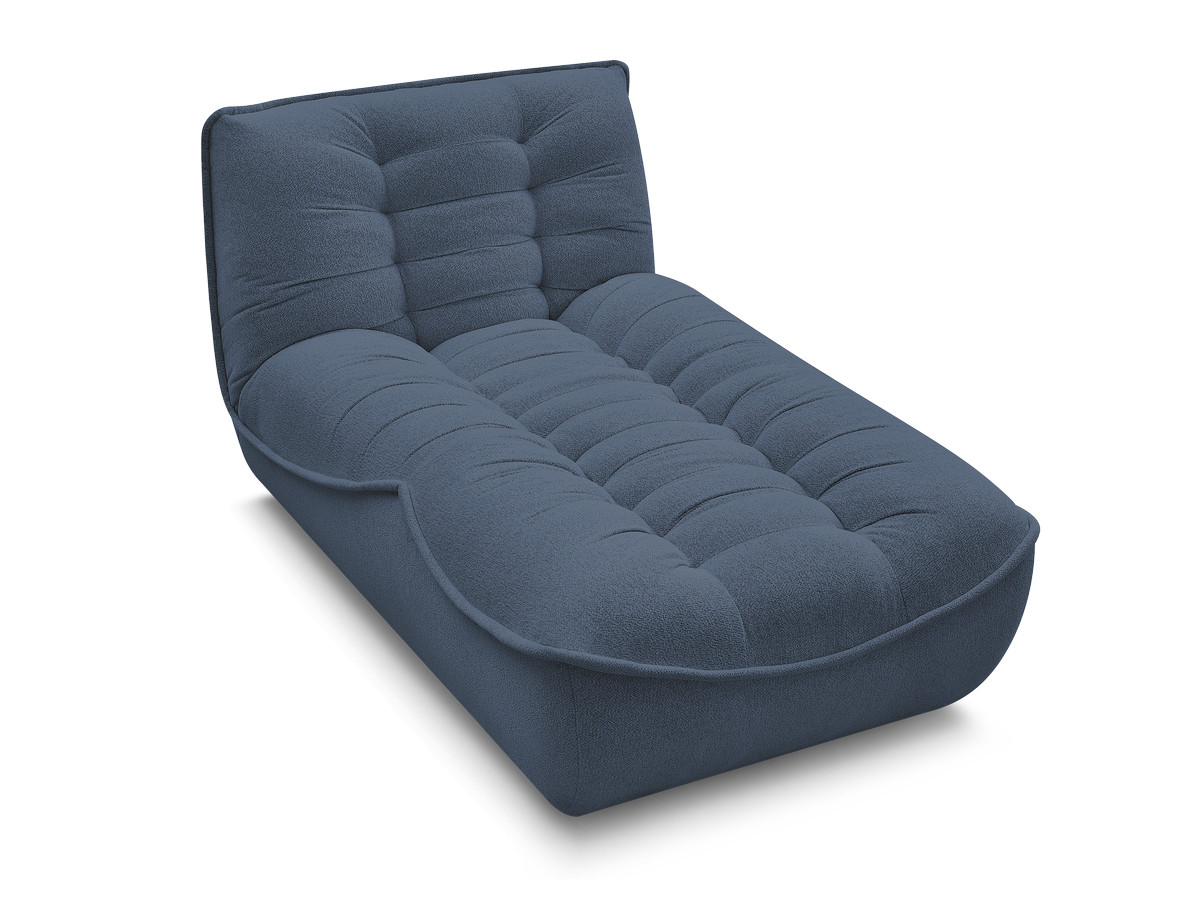Bobochic Serena Méridienne-Modul Melange-Stoff Blau