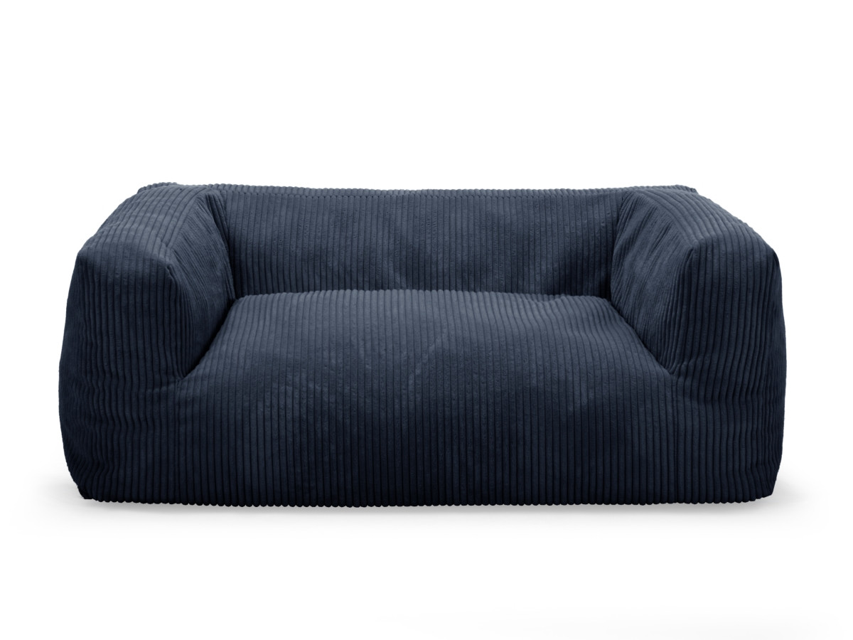 Bobochic Salto Hundekorb Cordsamt Dunkelblau, Größe L (90 cm)