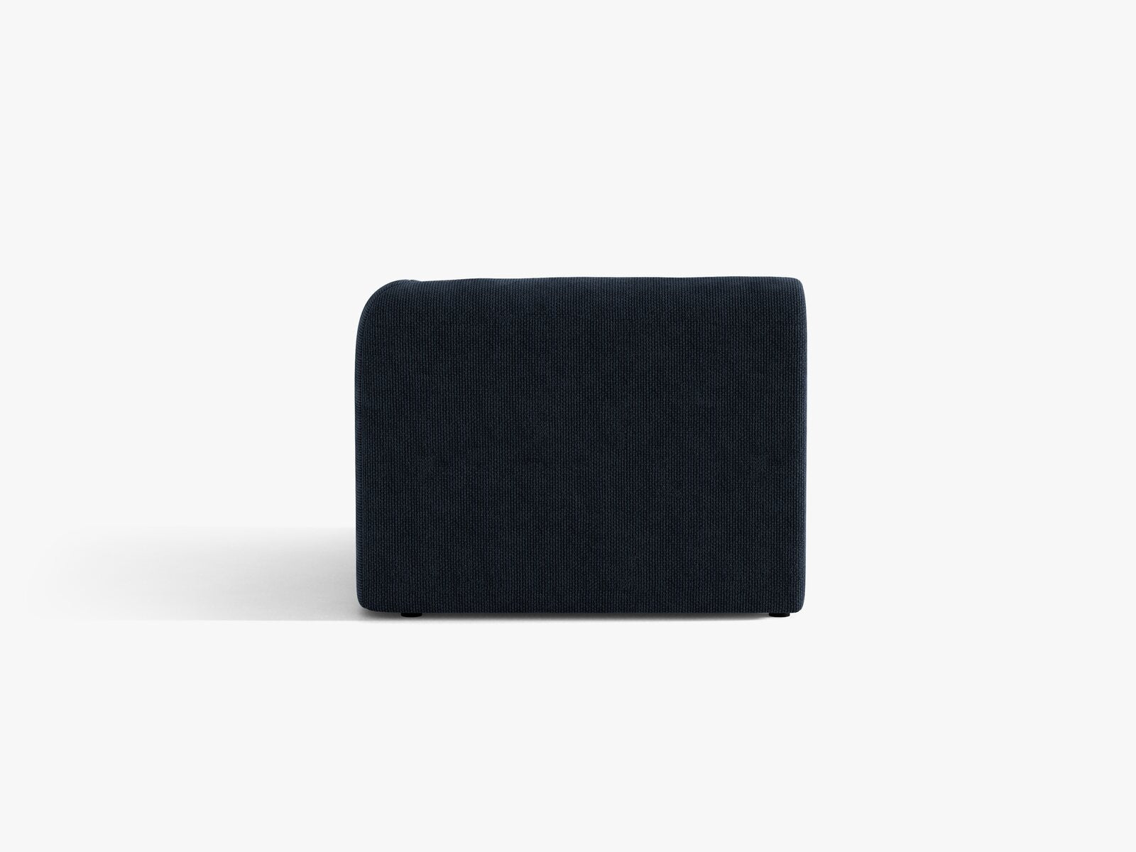 Micadoni Eckmodul Miley 1-Sitzer Chenille Eden Marineblau Rechts