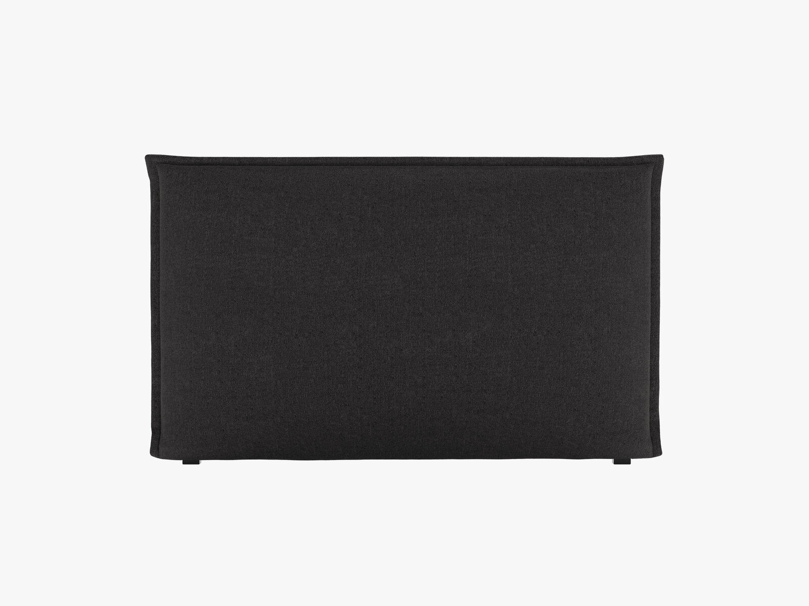 Micadoni Monica Samtiger Kopfteil 140 cm (H 95 cm) Chenille Eden Anthrazit 200x95